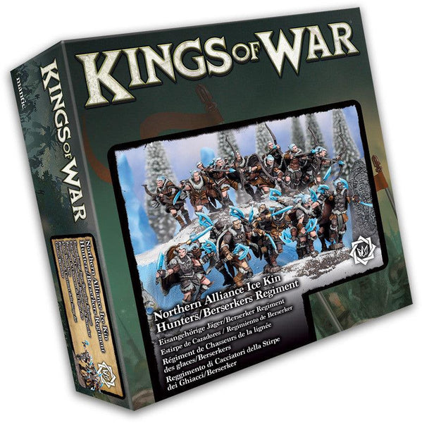 Kings of War Northern Alliance Icekin Hunter/ Berserker Regiment - Gap Games