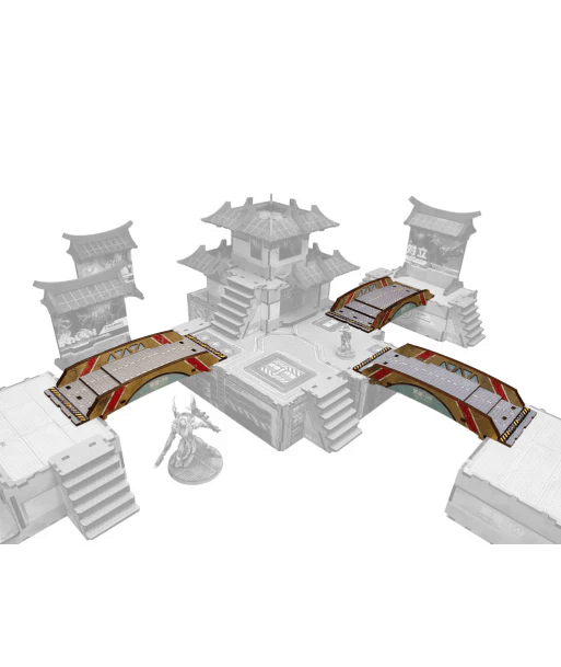 Micro Art Studio - Kokkyo-3 Bridges (3) (Pre-painted) (beige)