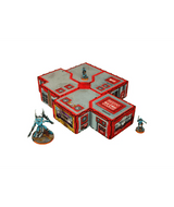 Micro Art Studio - Kokkyo-3 Commercial Hub (Pre-painted) (red)
