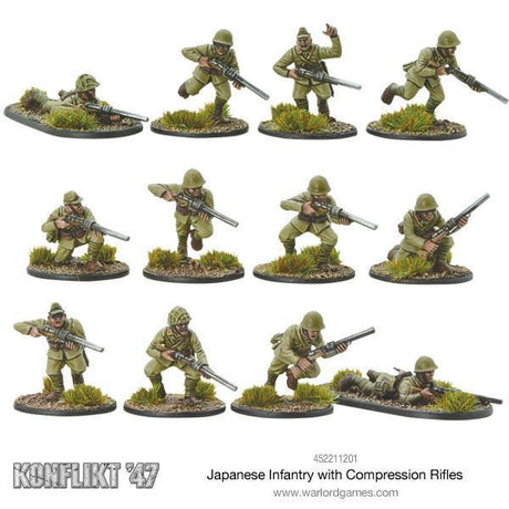 Konflikt ’47 Japanese Infantry With Compression Rifles - Gap Games