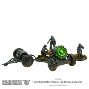 Konflikt '47 Towed Schwerefeld Projektor (German Army Crew) - Gap Games