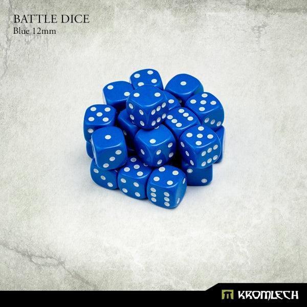 KROMLECH Battle Dice 25x Blue 12mm - Gap Games