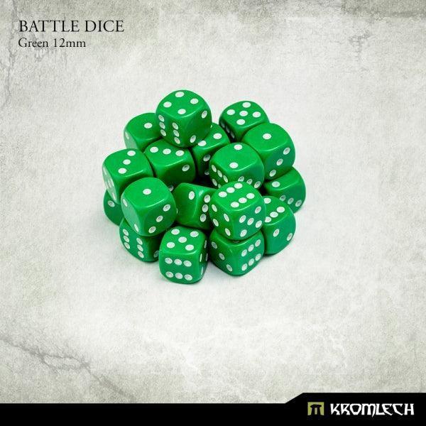 KROMLECH Battle Dice 25x Green 12mm - Gap Games