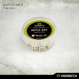 KROMLECH Battle Dice 25x Ivory 12mm - Gap Games