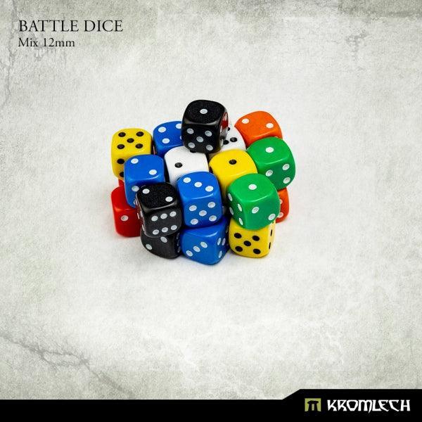 KROMLECH Battle Dice 25x Mix of Multicolor Mix 12mm - Gap Games
