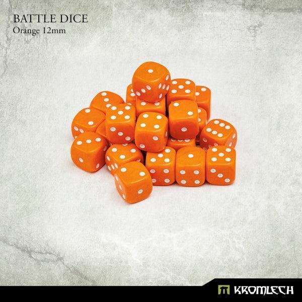 KROMLECH Battle Dice 25x Orange 12mm - Gap Games