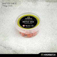 KROMLECH Battle Dice 25x Orange 12mm - Gap Games