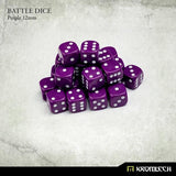 KROMLECH Battle Dice 25x Purple 12mm - Gap Games