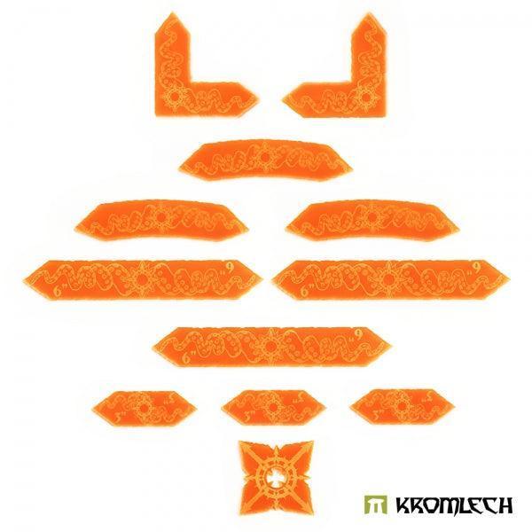 KROMLECH Chaos Deployment Zone Markers Set - Orange - Gap Games