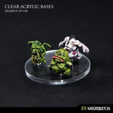 KROMLECH Clear Acrylic Bases: Round 20mm (50) - Gap Games