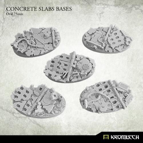 KROMLECH Concrete Slabs Oval 75mm (5) - Gap Games