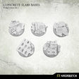KROMLECH Concrete Slabs Round 32mm Set 1 (5) - Gap Games