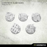 KROMLECH Concrete Slabs Round 32mm Set 1 (5) - Gap Games