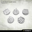 KROMLECH Concrete Slabs Round 32mm Set 6 (5) - Gap Games