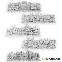 KROMLECH Dark Forest Stone Fence (5) - Gap Games