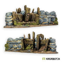 KROMLECH Dark Forest Stone Fence (5) - Gap Games