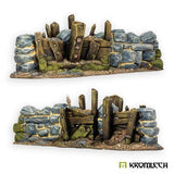 KROMLECH Dark Forest Stone Fence (5) - Gap Games
