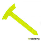 KROMLECH Deep Strike Ruler Template 9" - Medium Perimeter - Green - Gap Games