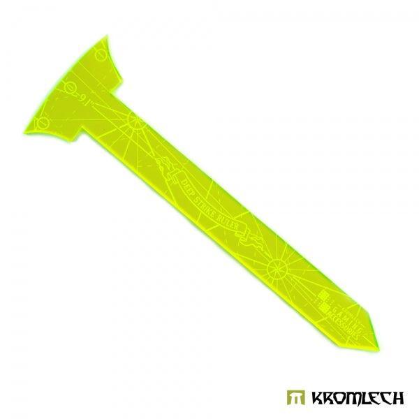 KROMLECH Deep Strike Ruler Template 9" - Small Perimeter - Green - Gap Games