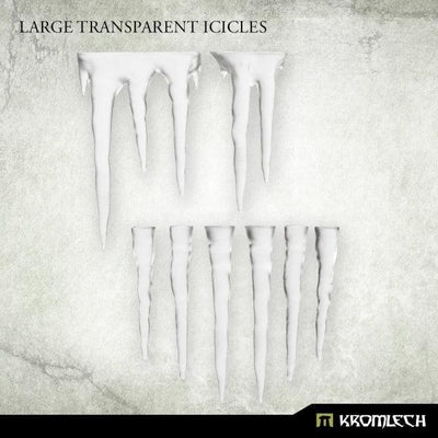 KROMLECH Large Transparent Icicles (8) - Gap Games