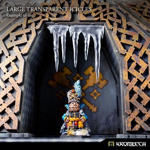 KROMLECH Large Transparent Icicles (8) - Gap Games