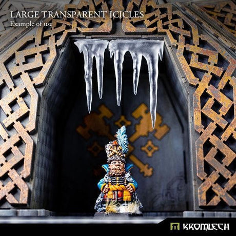 KROMLECH Large Transparent Icicles (8) - Gap Games