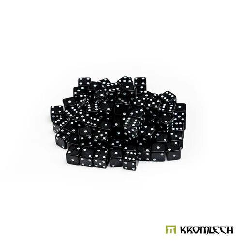 KROMLECH Mini Battle Dice 100x Black 7mm - Gap Games