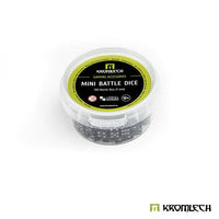 KROMLECH Mini Battle Dice 100x Black 7mm - Gap Games