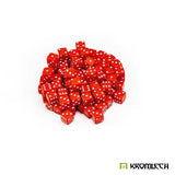 KROMLECH Mini Battle Dice 100x Red 7mm - Gap Games