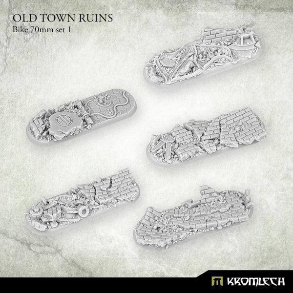 KROMLECH Old Town Ruins 70mm Bike Set 1 (5) - Gap Games