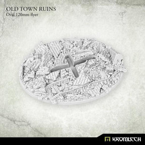 KROMLECH Old Town Ruins Oval 120mm Flyer - Gap Games
