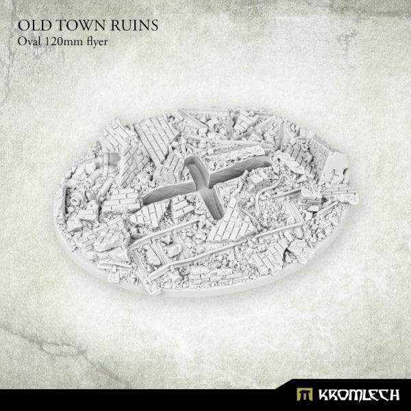 KROMLECH Old Town Ruins Oval 120mm Flyer - Gap Games