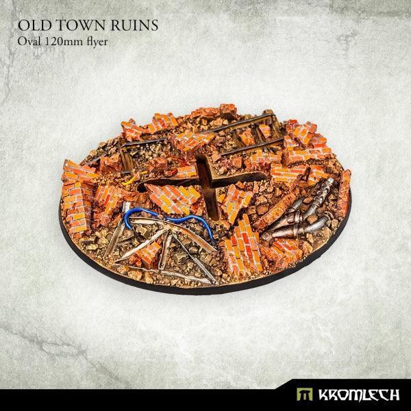 KROMLECH Old Town Ruins Oval 120mm Flyer - Gap Games