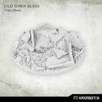 KROMLECH Old Town Ruins Oval 120mm - Gap Games