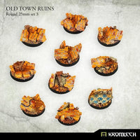 KROMLECH Old Town Ruins Round 25mm Set 3 (10) - Gap Games