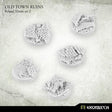 KROMLECH Old Town Ruins Round 32mm Set 2 (5) - Gap Games