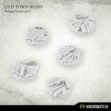 KROMLECH Old Town Ruins Round 32mm Set 3 (5) - Gap Games