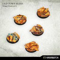 KROMLECH Old Town Ruins Round 32mm Set 4 (5) - Gap Games