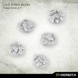 KROMLECH Old Town Ruins Round 32mm Set 5 (5) - Gap Games