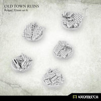 KROMLECH Old Town Ruins Round 32mm Set 6 (5) - Gap Games
