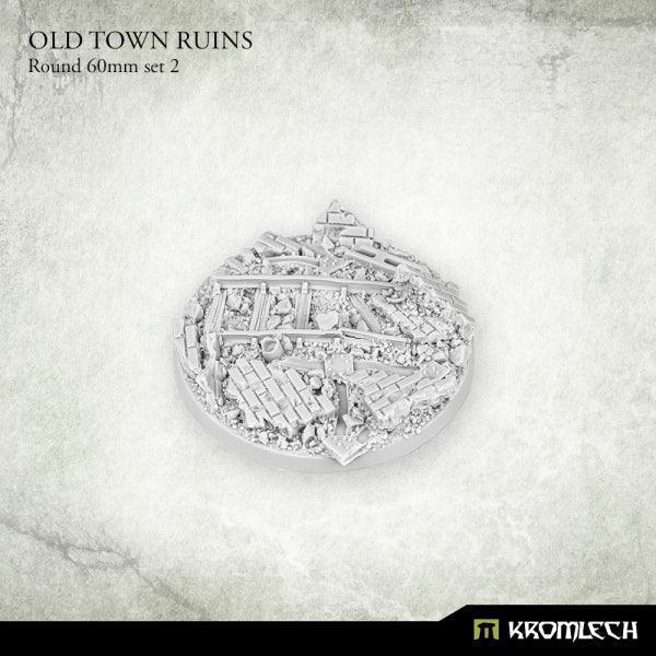 KROMLECH Old Town Ruins Round 60mm Set 2 - Gap Games