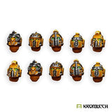 KROMLECH Omega Legion Helmet Heads (10) - Gap Games