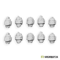 KROMLECH Omega Legion Helmet Heads (10) - Gap Games