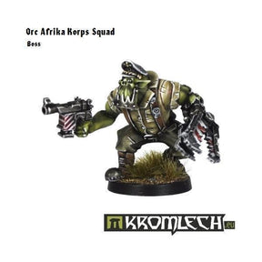 KROMLECH Orc Afrika Korps Squad Leader (1) - Gap Games