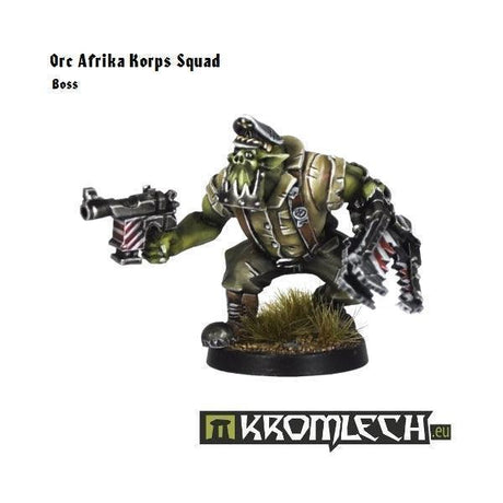 KROMLECH Orc Afrika Korps Squad Leader (1) - Gap Games