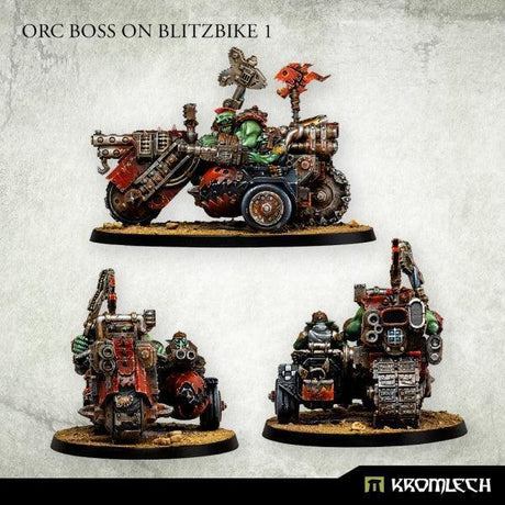 KROMLECH Orc Boss on Blitzbike 1 - Gap Games