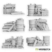 KROMLECH Orc Junk City Fuel and Ammo Piles (6) - Gap Games