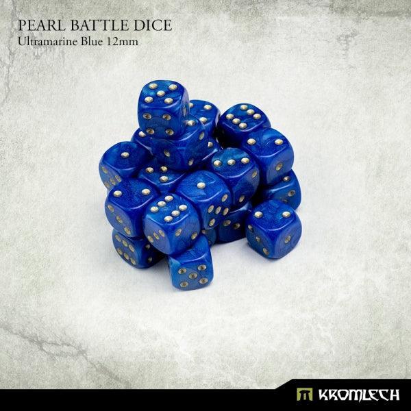 KROMLECH Pearl Battle Dice 25x Legion Ultramarine Blue 12mm - Gap Games