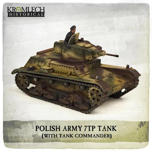 KROMLECH Polish Army 7TP Tank with Commander - Gap Games