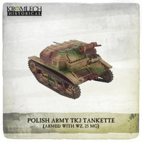 KROMLECH Polish Army TK3 Tankette (Armed with WZ, 25 MG) - Gap Games